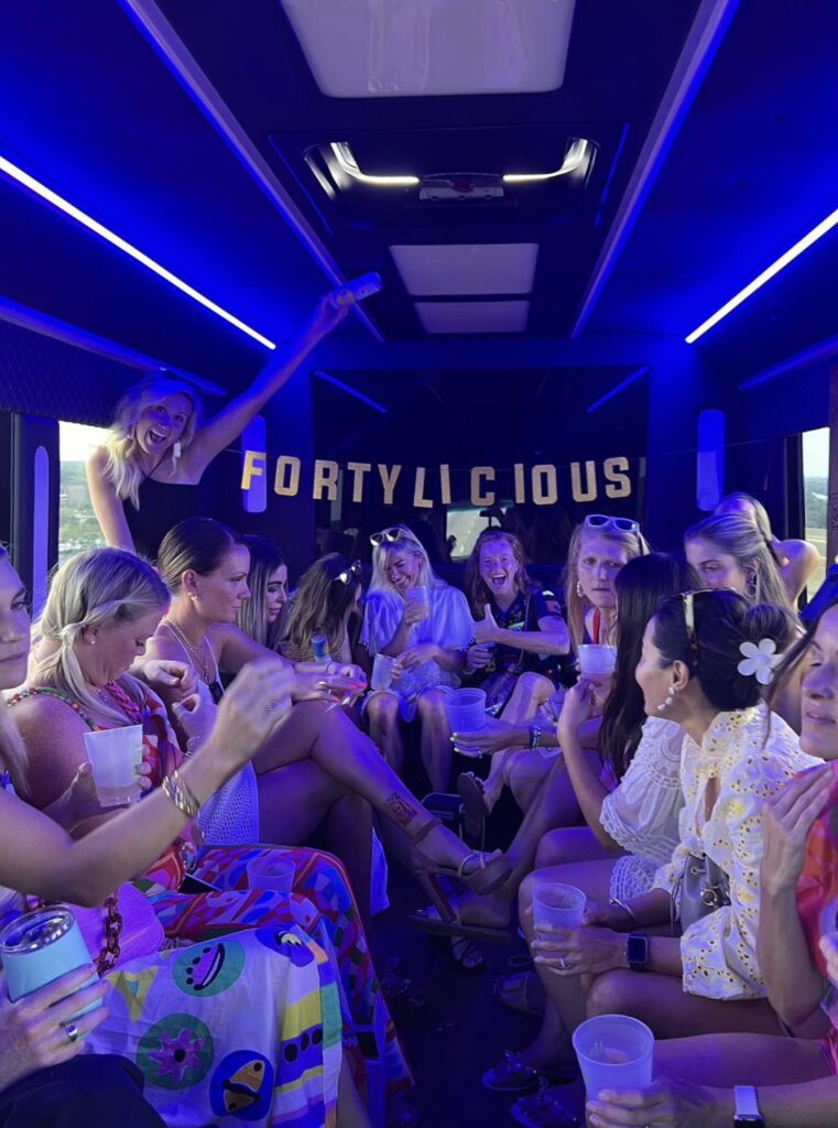 Fort Lauderdale party bus for a birthday